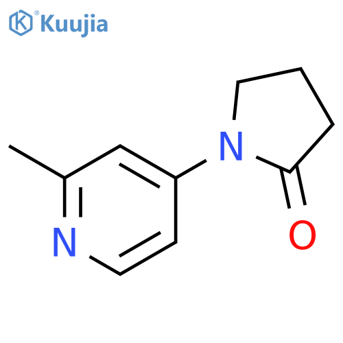 2-Pyrrolidinone, 1-(2-methyl-4-pyridinyl)- structure