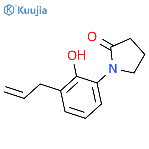 2-Pyrrolidinone, 1-[2-hydroxy-3-(2-propenyl)phenyl]- structure
