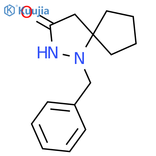 1,2-DIAZASPIRO[4.4]NONAN-3-ONE, 1-(PHENYLMETHYL)- structure
