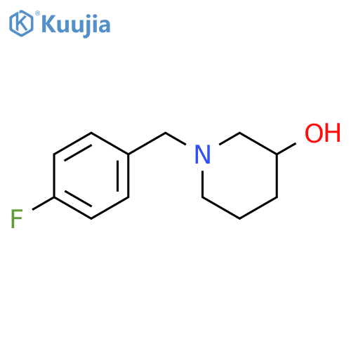 1-(4-Fluoro-benzyl)-piperidin-3-ol structure
