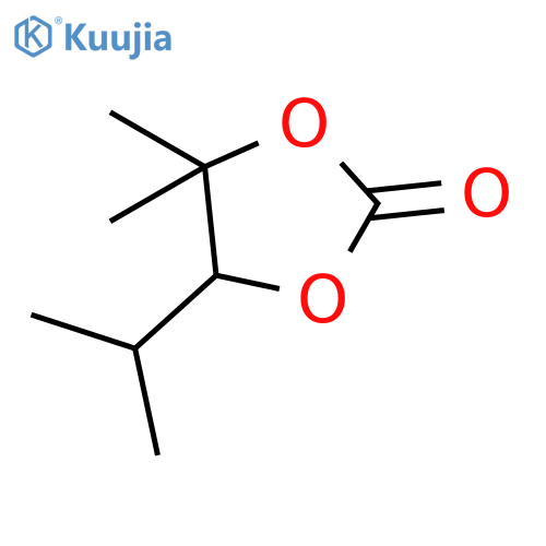 4,4-Dimethyl-5-(propan-2-yl)-1,3-dioxolan-2-one structure