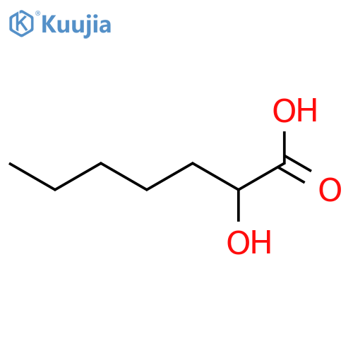 Heptanoic acid, hydroxy- structure