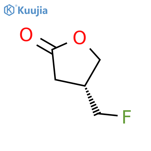2(3H)-Furanone, 4-(fluoromethyl)dihydro-, (4R)- structure