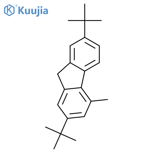 9H-Fluorene, 2,7-bis(1,1-dimethylethyl)-4-methyl- structure