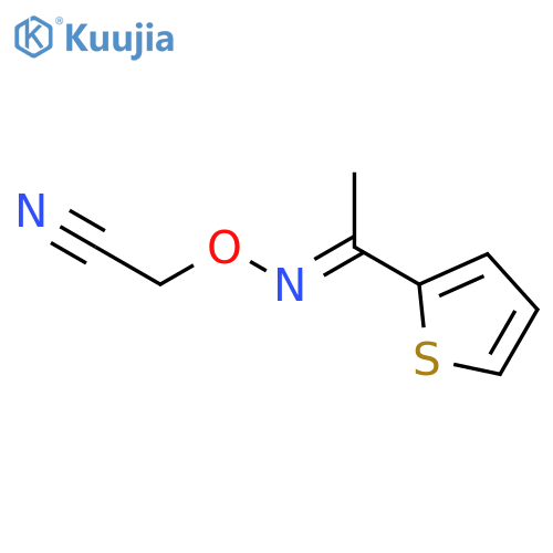 ACETONITRILE, [[[1-(2-THIENYL)ETHYLIDENE]AMINO]OXY]- structure