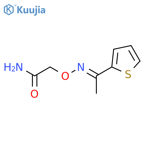 ACETAMIDE, 2-[[[1-(2-THIENYL)ETHYLIDENE]AMINO]OXY]- structure