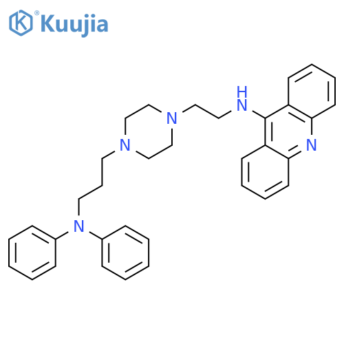 9-Acridinamine, N-[2-[4-[3-(diphenylamino)propyl]-1-piperazinyl]ethyl]- structure