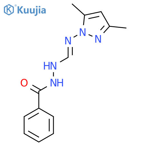 BENZOIC ACID, 2-[(3,5-DIMETHYL-1H-PYRAZOL-1-YL)IMINOMETHYL]HYDRAZIDE structure