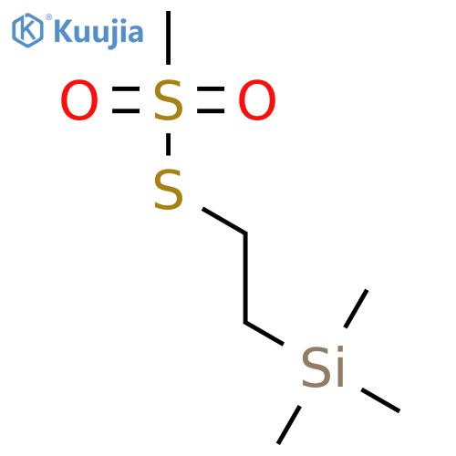 Methanesulfonothioic acid, S-[2-(trimethylsilyl)ethyl] ester structure
