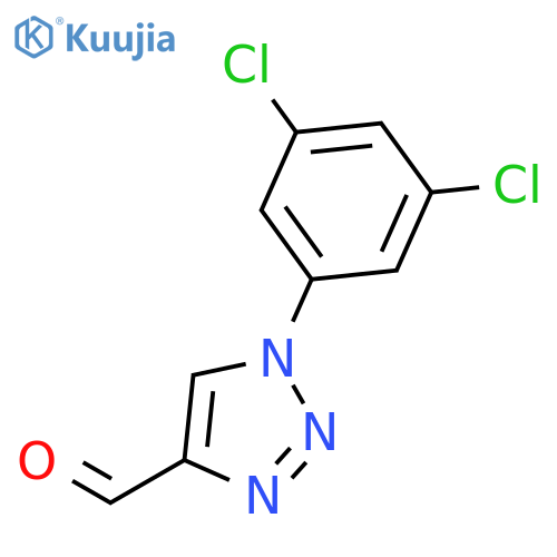 1-(3,5-dichlorophenyl)-1H-1,2,3-triazole-4-carbaldehyde structure
