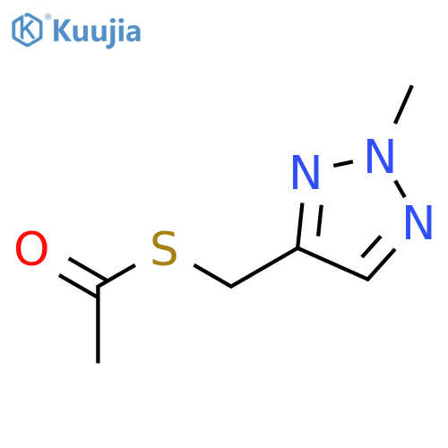 S-((2-Methyl-2H-1,2,3-triazol-4-yl)methyl) ethanethioate structure