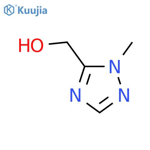 (1-Methyl-1H-1,2,4-triazol-5-yl)methanol structure
