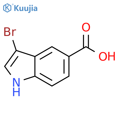 3-Bromoindole-5-carboxylic acid structure