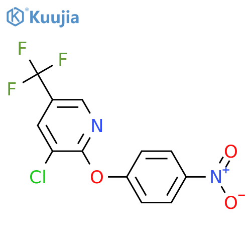 2-(4-NITROPHENOXY)-3-CHLORO-5-TRIFLUOROMETHYL PYRIDINE structure