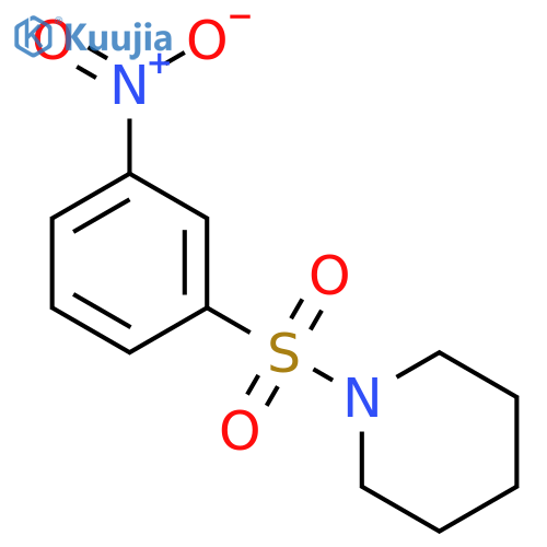 1-(3-Nitrophenylsulfonyl)piperidine structure