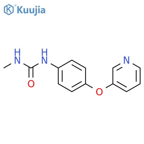 Urea, N-methyl-N'-[4-(3-pyridinyloxy)phenyl]- structure