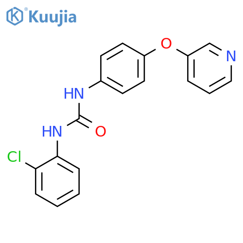 Urea, N-(2-chlorophenyl)-N'-[4-(3-pyridinyloxy)phenyl]- structure