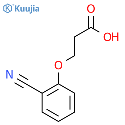 3-(2-Cyanophenoxy)propanoic acid structure