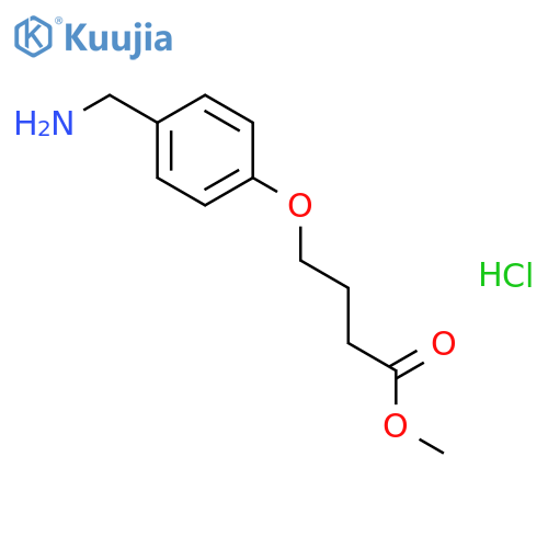 Methyl 4-4-(Aminomethyl)phenoxybutanoate Hydrochloride structure
