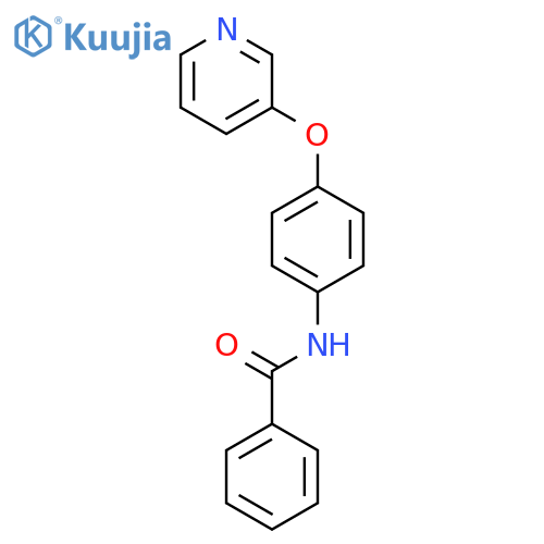 Benzamide, N-[4-(3-pyridinyloxy)phenyl]- structure