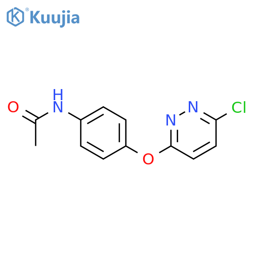 ACETAMIDE, N-[4-[(6-CHLORO-3-PYRIDAZINYL)OXY]PHENYL]- structure