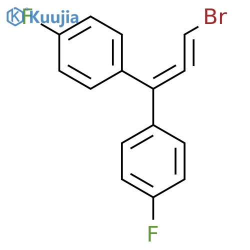 BENZENE, 1,1'-(3-BROMO-1,2-PROPADIEN-1-YLIDENE)BIS[4-FLUORO- structure