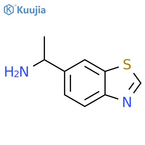 1-(1,3-Benzothiazol-6-yl)ethan-1-amine structure