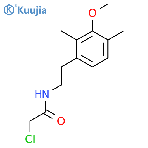 ACETAMIDE, 2-CHLORO-N-[2-(3-METHOXY-2,4-DIMETHYLPHENYL)ETHYL]- structure