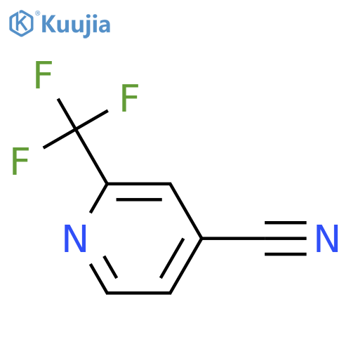 2-(Trifluoromethyl)isonicotinonitrile structure