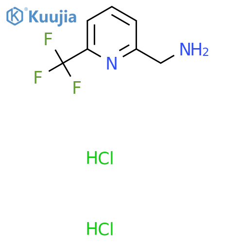 C-(6-Trifluoromethyl-pyridin-2-yl)-methylamine dihydrochloride structure