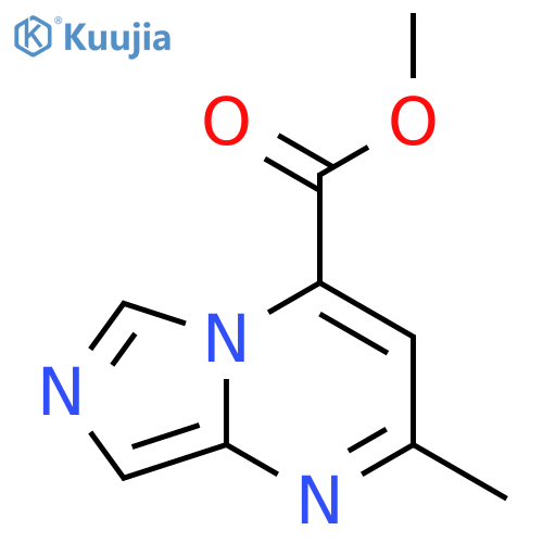 2-methyl-Imidazo[1,5-a]pyrimidine-4-carboxylic acid methyl ester structure