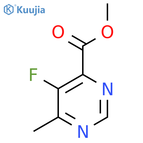 Methyl 5-fluoro-6-methylpyrimidine-4-carboxylate structure