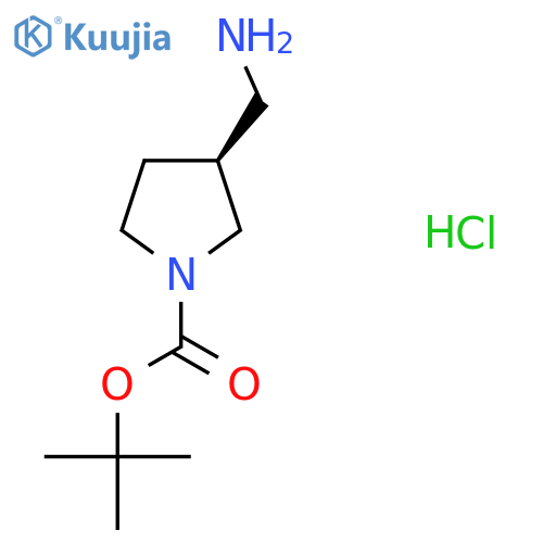 (S)-1-Boc-3-Aminomethylpyrrolidine hydrochloride structure
