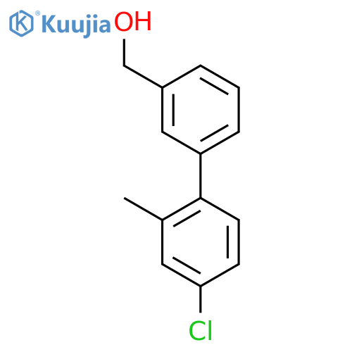 [1,1'-BIPHENYL]-3-METHANOL, 4'-CHLORO-2'-METHYL- structure