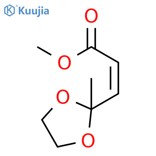 2-PROPENOIC ACID, 3-(2-METHYL-1,3-DIOXOLAN-2-YL)-, METHYL ESTER, (2Z)- structure