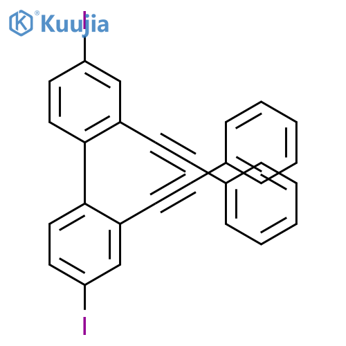1,1'-BIPHENYL, 4,4'-DIIODO-2,2'-BIS(2-PHENYLETHYNYL)- structure