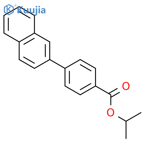 BENZOIC ACID, 4-(2-NAPHTHALENYL)-, 1-METHYLETHYL ESTER structure