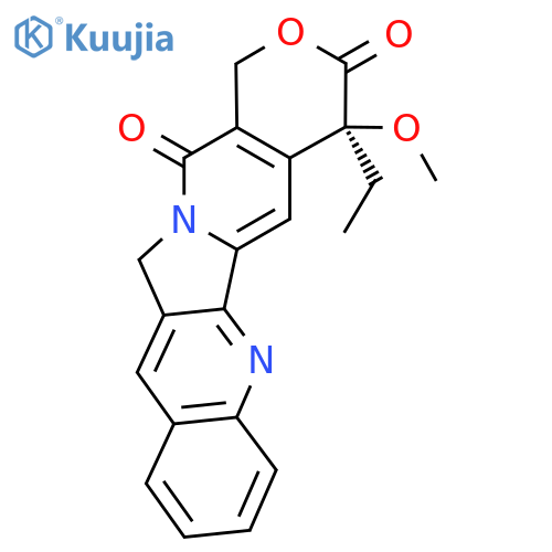 (4S)-4-Ethyl-4-methoxy-1H-pyrano[3',4':6,7]indolizino[1,2-b]quinoline-3,14(4H,12H)-dione structure