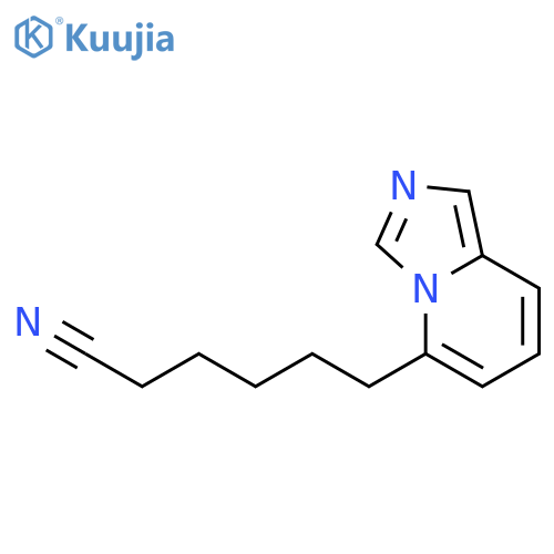 IMIDAZO[1,5-A]PYRIDINE-5-HEXANENITRILE structure