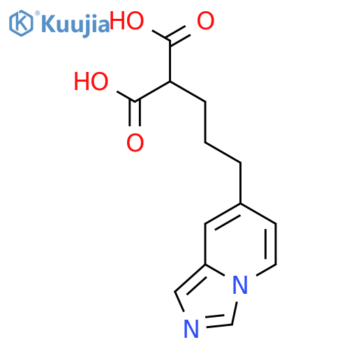Propanedioic acid, (3-imidazo[1,5-a]pyridin-7-ylpropyl)- structure