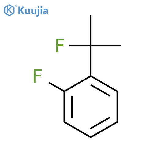 1-fluoro-2-(2-fluoropropan-2-yl)benzene structure