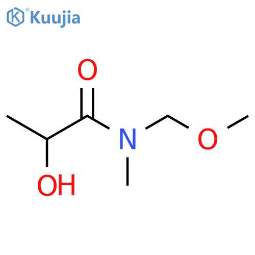 2-Hydroxy-N-(methoxymethyl)-N-methylpropanamide structure