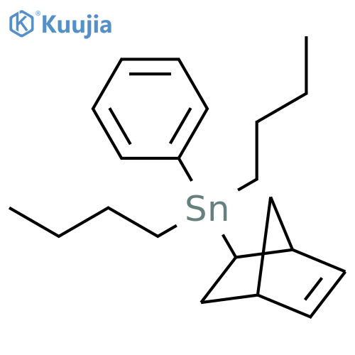 Stannane, bicyclo[2.2.1]hept-5-en-2-yldibutylphenyl- structure