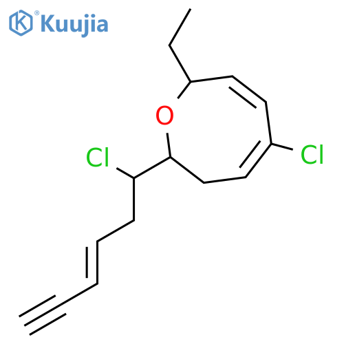 2H-OXOCIN, 5-CHLORO-2-(1-CHLORO-3-HEXEN-5-YNYL)-8-ETHYL-3,8-DIHYDRO- structure
