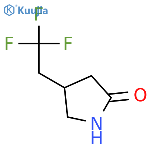 4-(2,2,2-trifluoroethyl)pyrrolidin-2-one structure