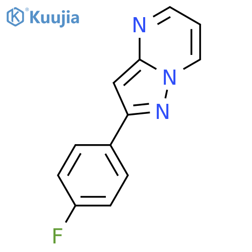 Pyrazolo[1,5-a]pyrimidine, 2-(4-fluorophenyl)- structure