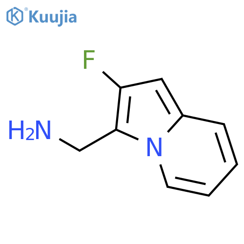 3-Indolizinemethanamine, 2-fluoro- structure