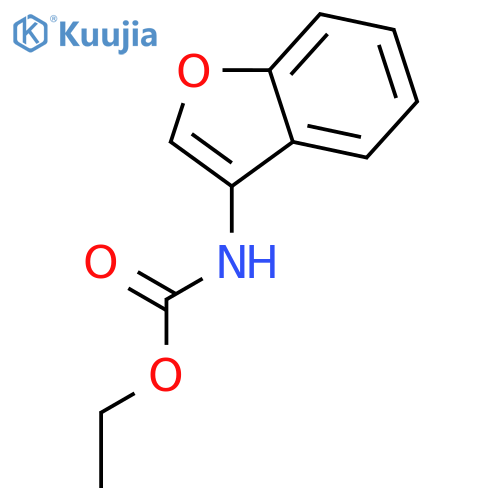 CARBAMIC ACID, 3-BENZOFURANYL-, ETHYL ESTER structure