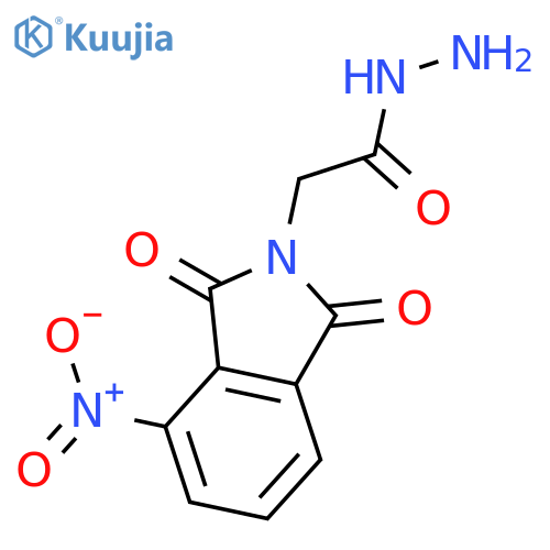 2H-ISOINDOLE-2-ACETIC ACID, 1,3-DIHYDRO-4-NITRO-1,3-DIOXO-, HYDRAZIDE structure