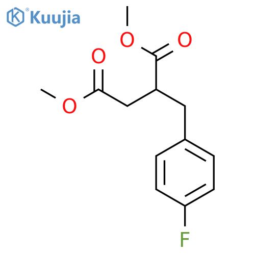 BUTANEDIOIC ACID, 2-[(4-FLUOROPHENYL)METHYL]-, 1,4-DIMETHYL ESTER, (+)- structure
